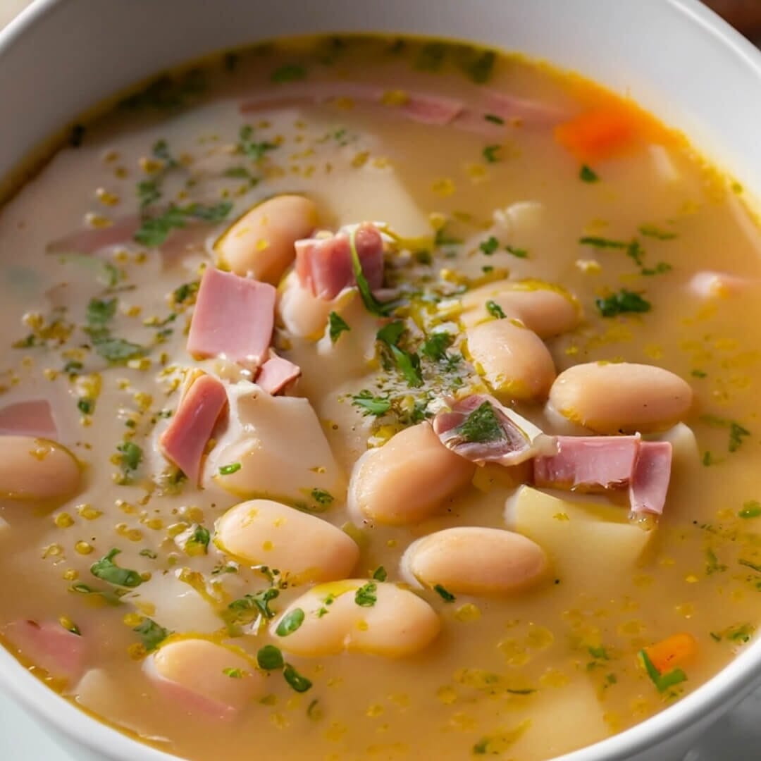 Nutrient-Dense Ham And Lima Bean Soup Recipe - Soup Chick