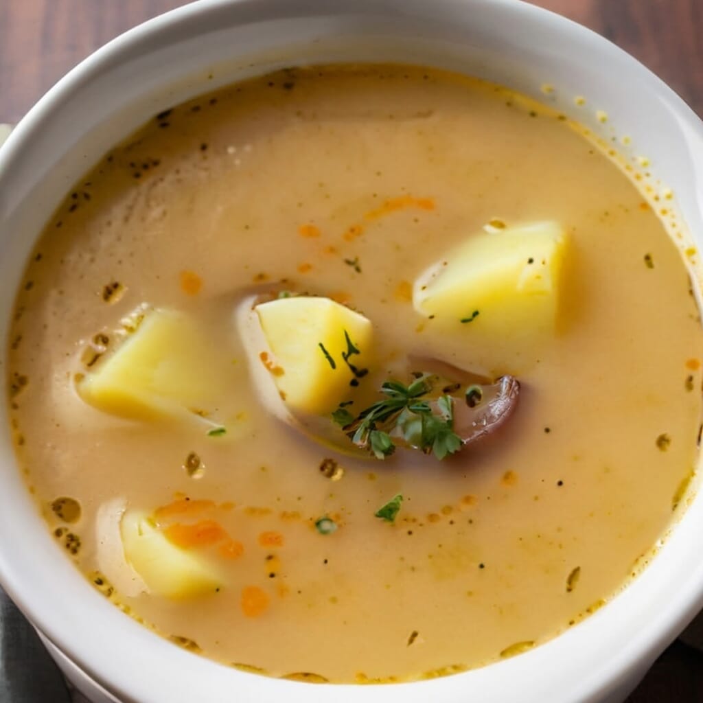 potato and onion soup recipe