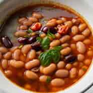 Delicious Calico Bean Soup With Earthy Goodness