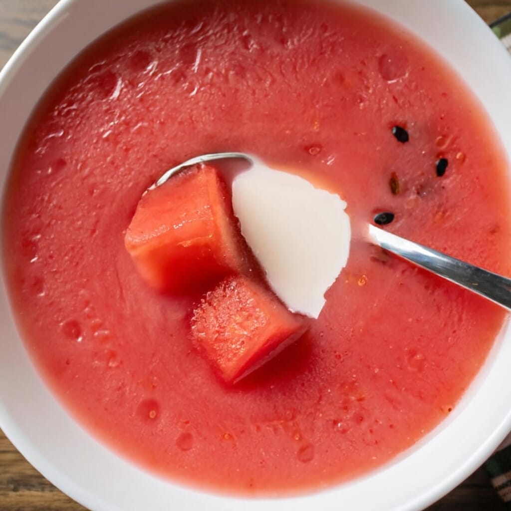 chilled melon soup
