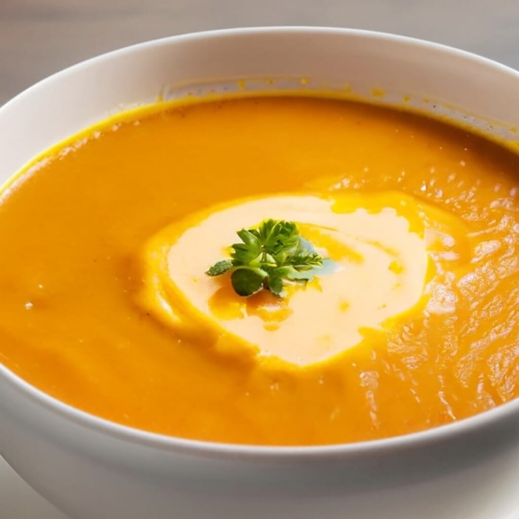 slow cooker pumpkin soup 