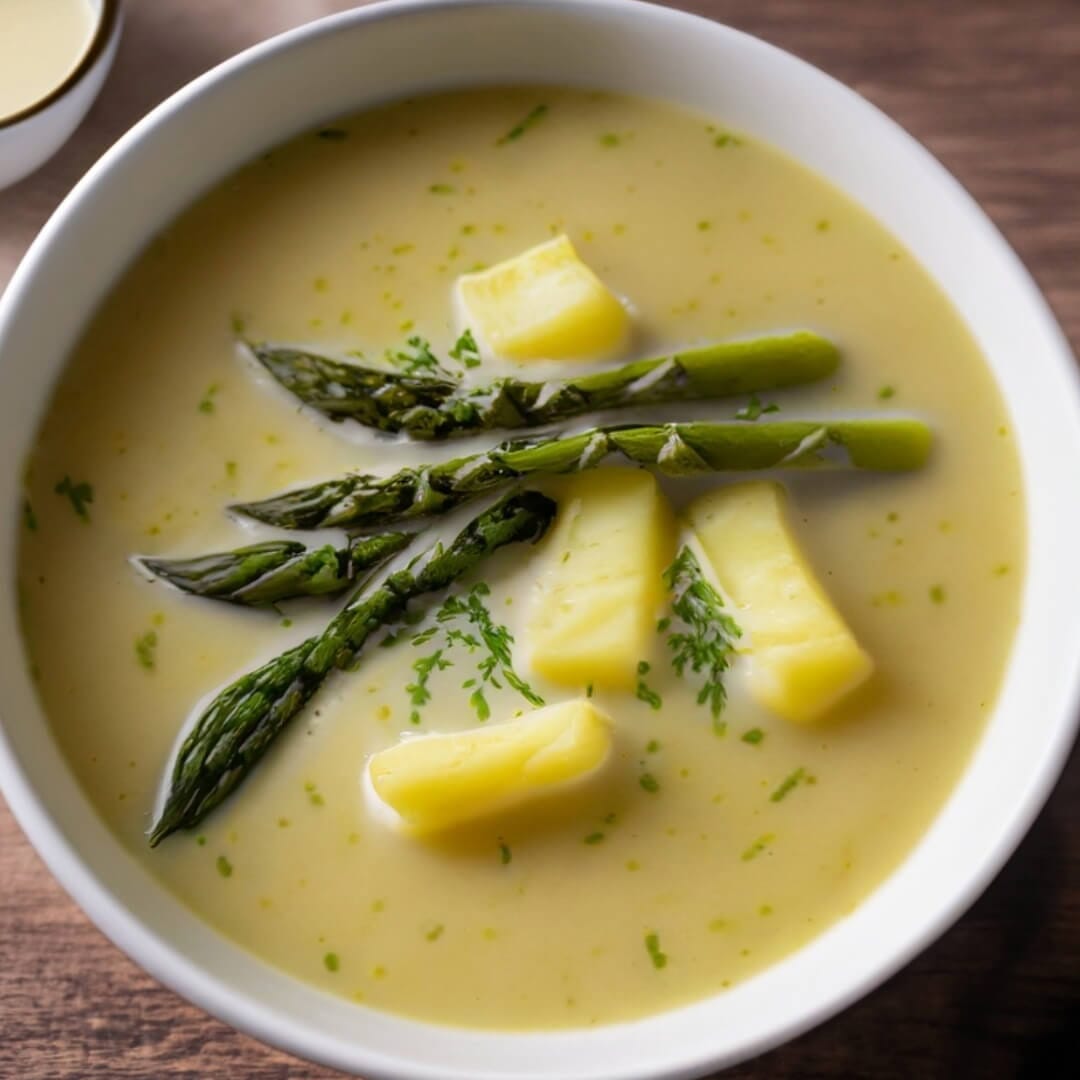 25- Minutes Asparagus Potato Soup (Made With A Homemade Style) - Soup Chick