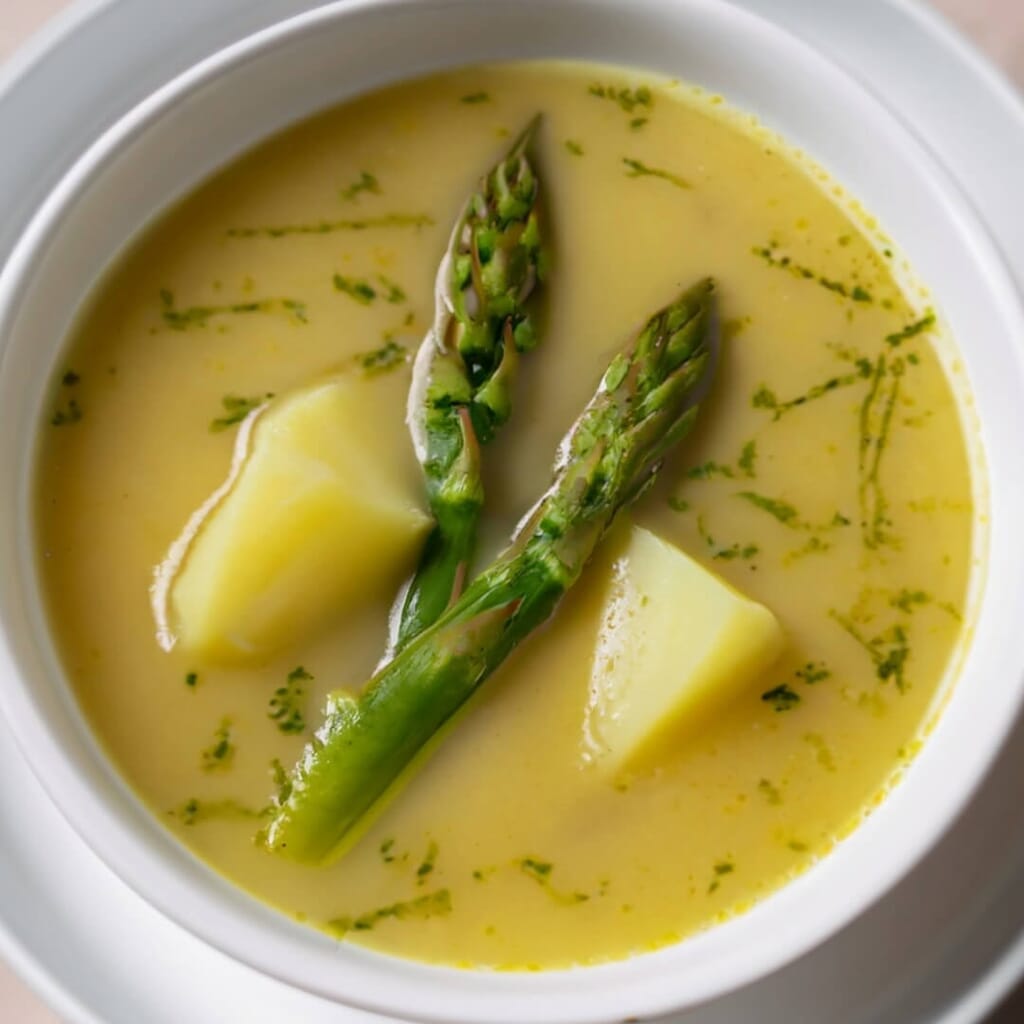 25- Minutes Asparagus Potato Soup (Made With A Homemade Style) - Soup Chick