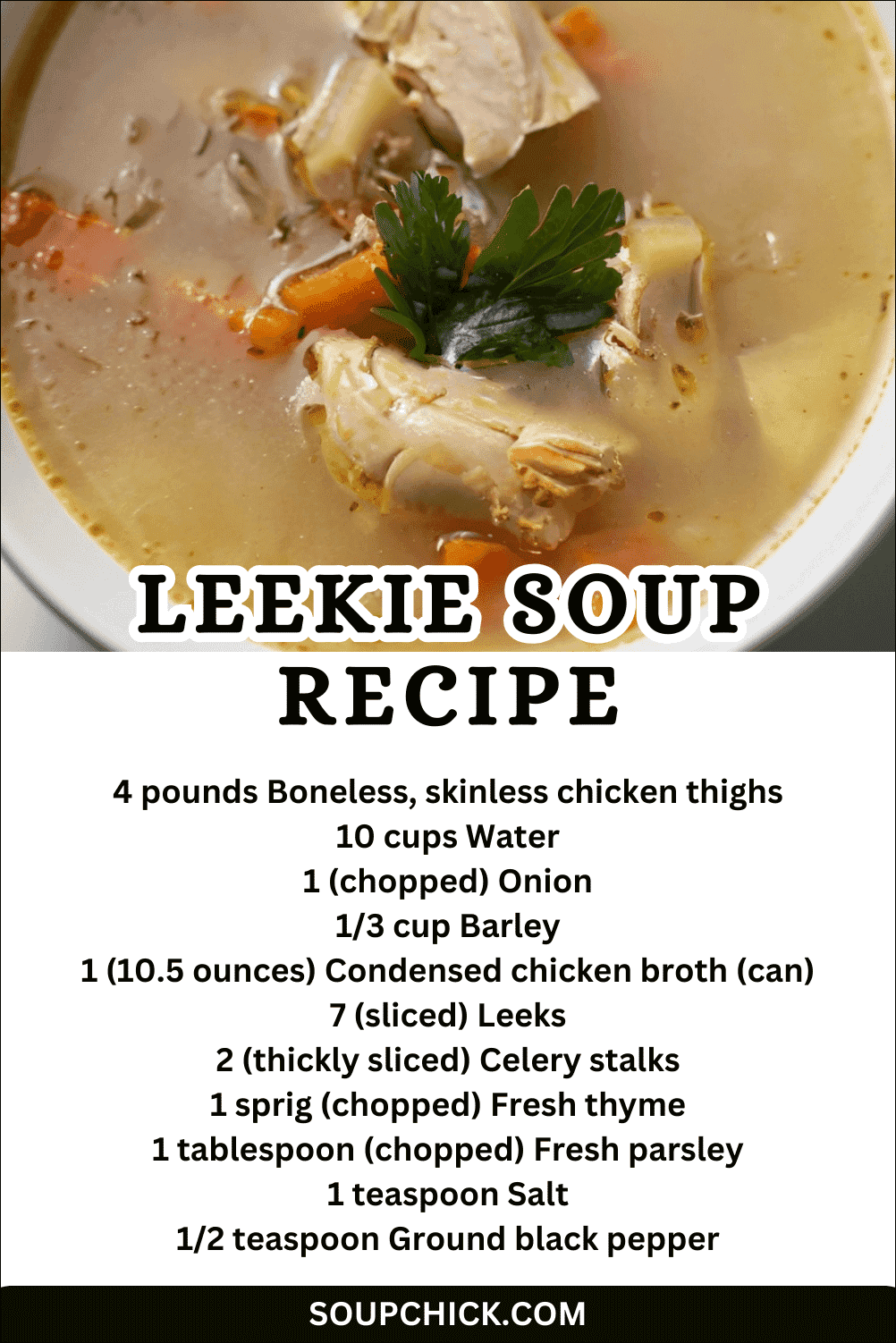 leekie soup recipe
