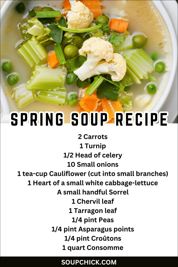 Spring Soup Recipe