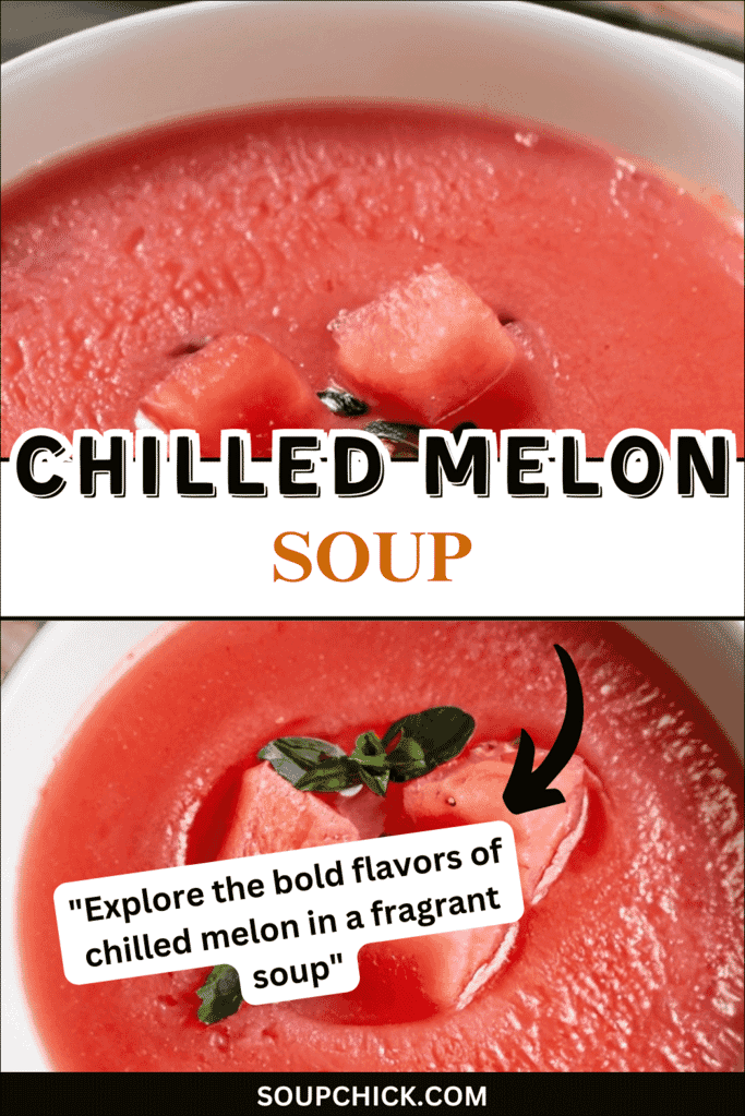 chilled melon soup