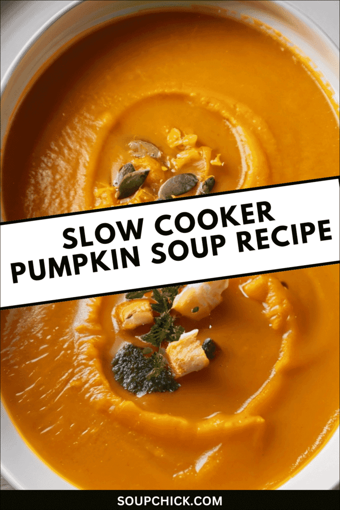 slow cooker pumpkin soup recipe