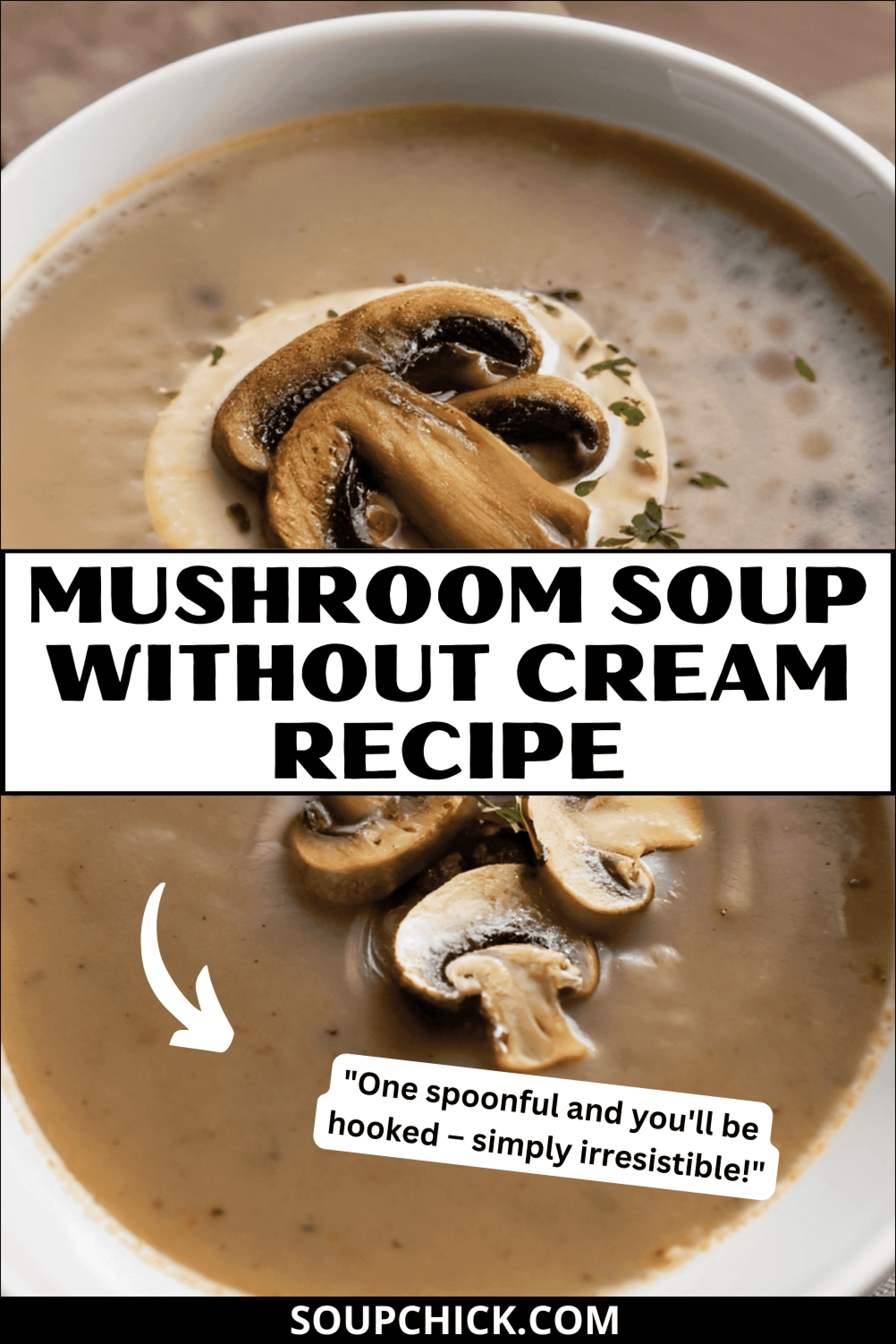 mushroom soup without cream recipe