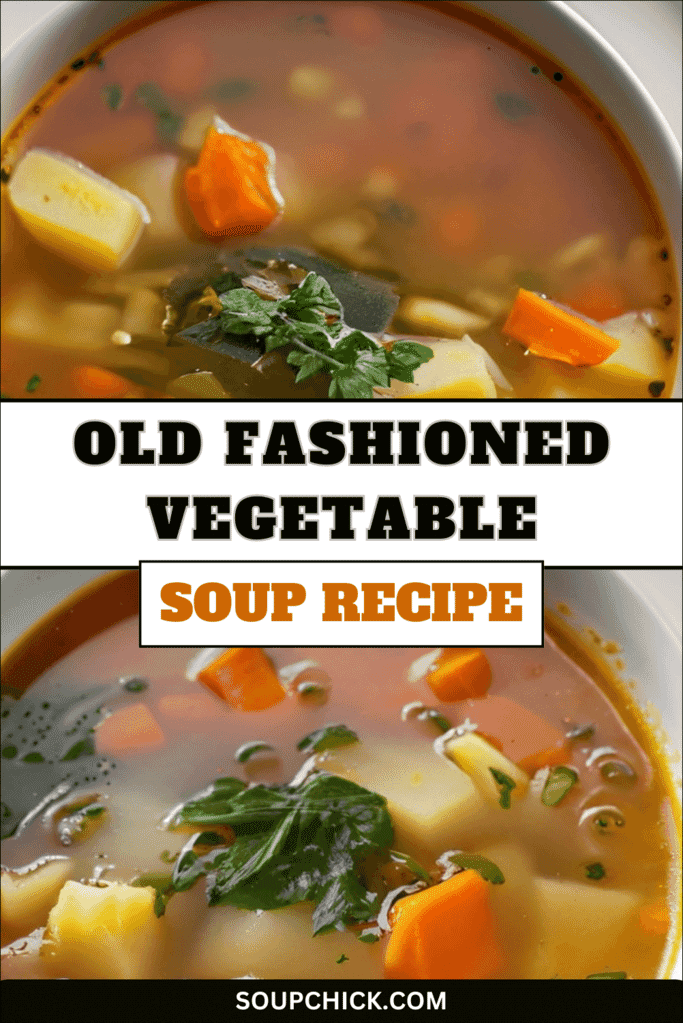 old fashioned vegetable soup recipe