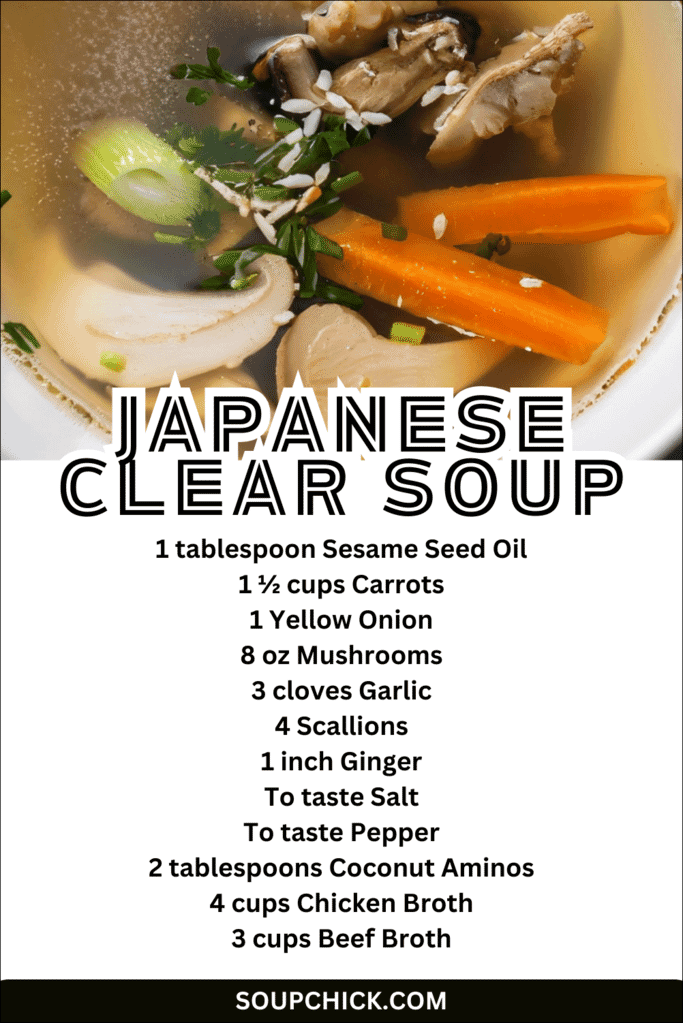 Japanese Clear Soup 