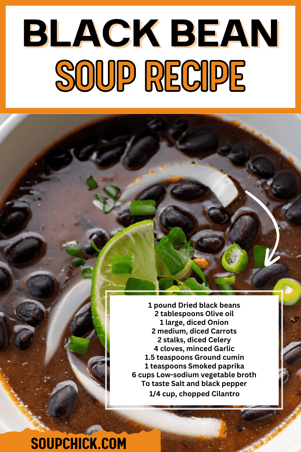 Homemade Black Bean Soup Recipe – From Pot To Bowl In 35 Minutes ...