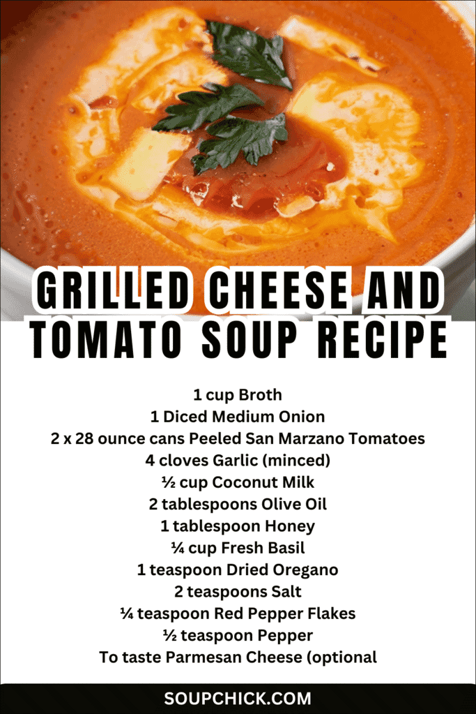 Grilled Cheese And Tomato Soup