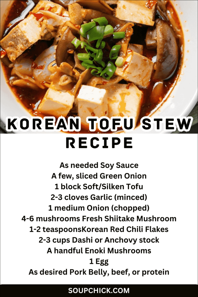  Korean Tofu Stew 