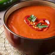 Easy Red Pepper Soup Recipe (Sweet-Mild Flavors)