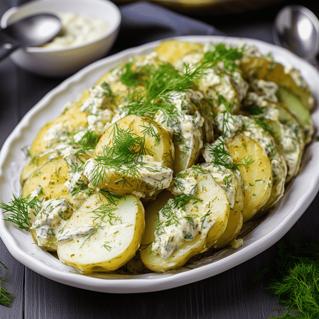 20 Minutes Dill Potato Salad Recipe Perfect For Gatherings Soup Chick   Dill Potato Salad Recipe 2 