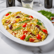 Orzo Salad Recipe (Mediterranean-Inspired Dish)