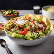 Taco Salad Bowl Recipe - A Fusion Of Mexican Flavors