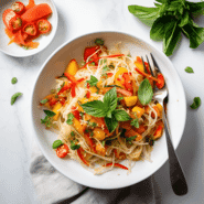 Papaya Salad Recipe (Sweet And Sour Flavors)
