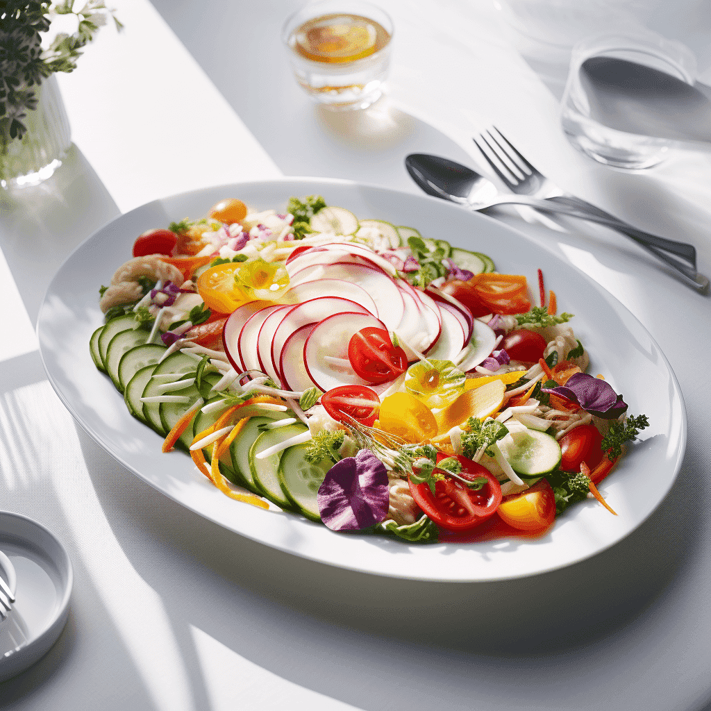 Plate and Salad