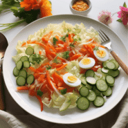 15-Minutes Somen Salad Recipe - Perfect For Warm Days