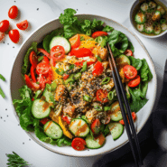 15-Minutes Korean Salad Recipe - An Asian Cuisine