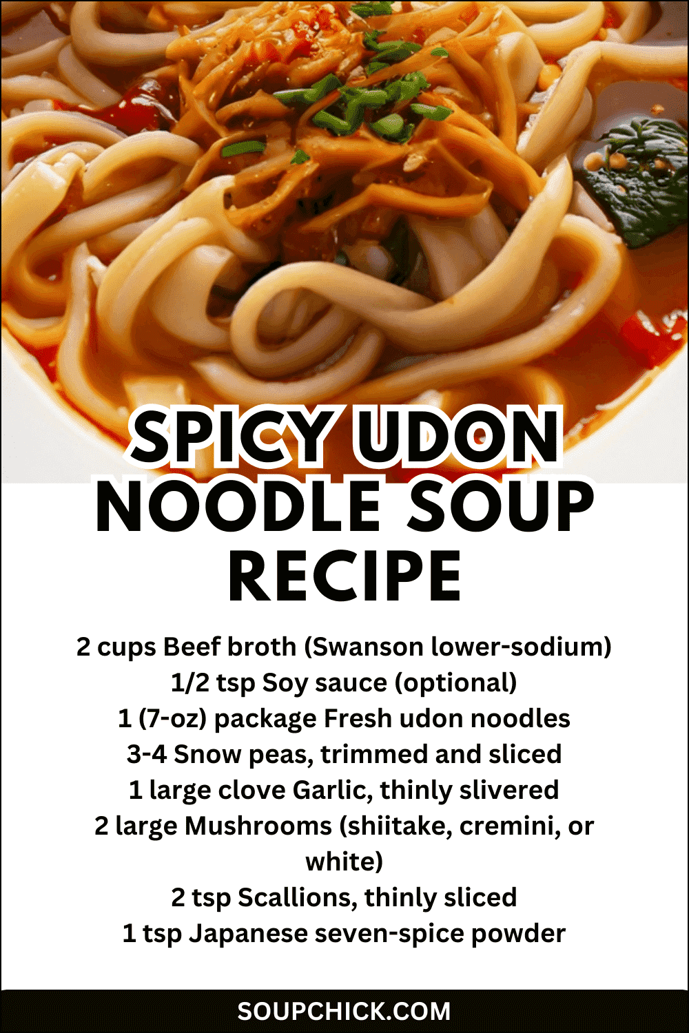  Spicy Udon Soup Recipe