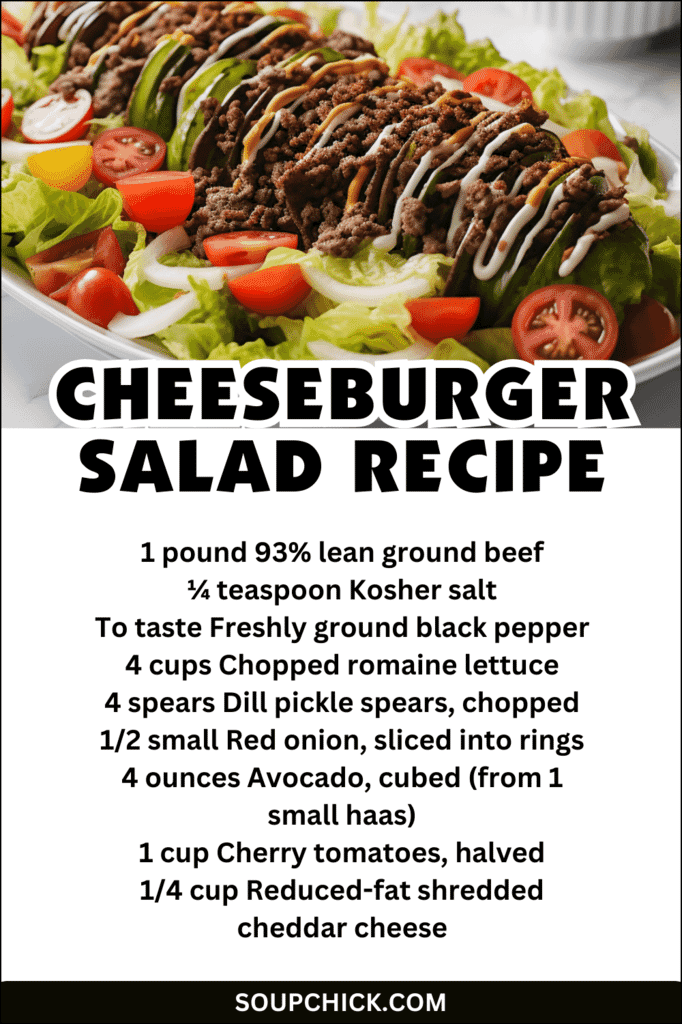 Cheeseburger Salad Recipe 