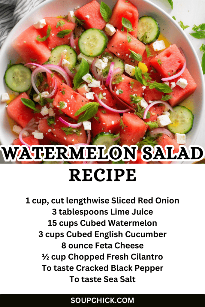 Watermelon Salad Recipe