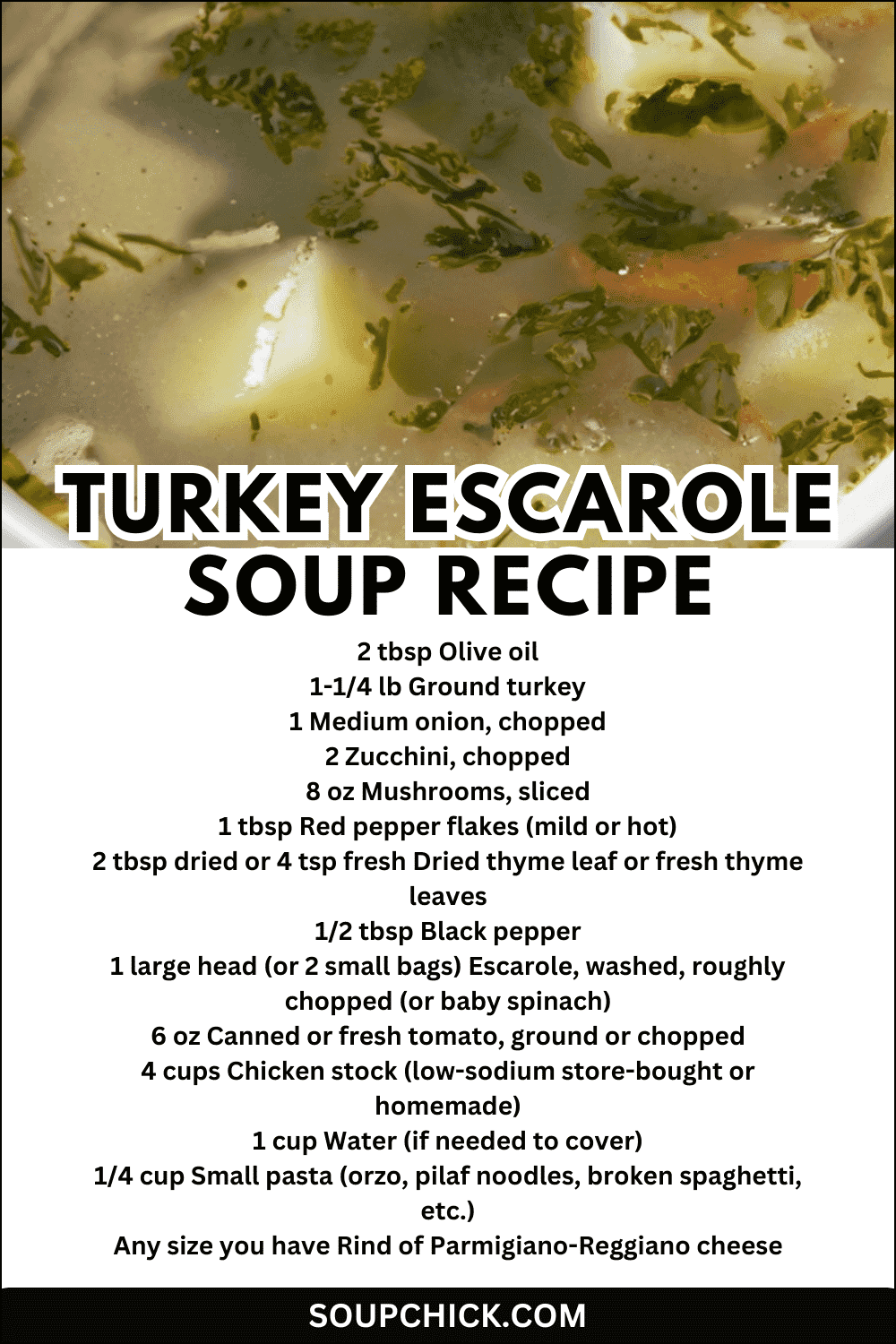 turkey escarole soup