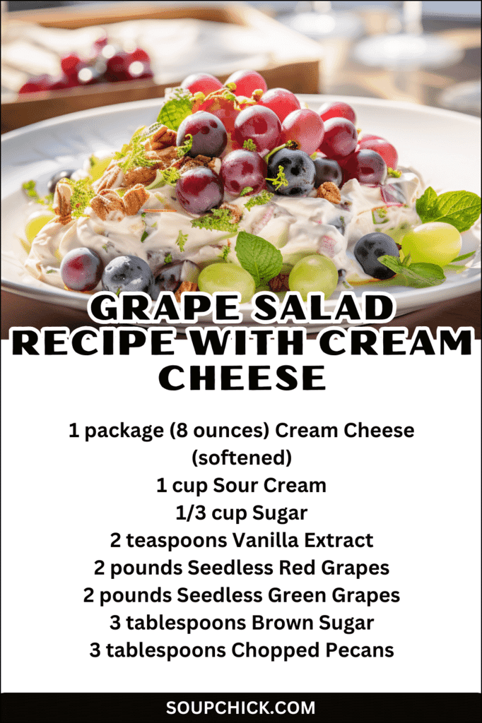 Grape Salad With Cream Cheese