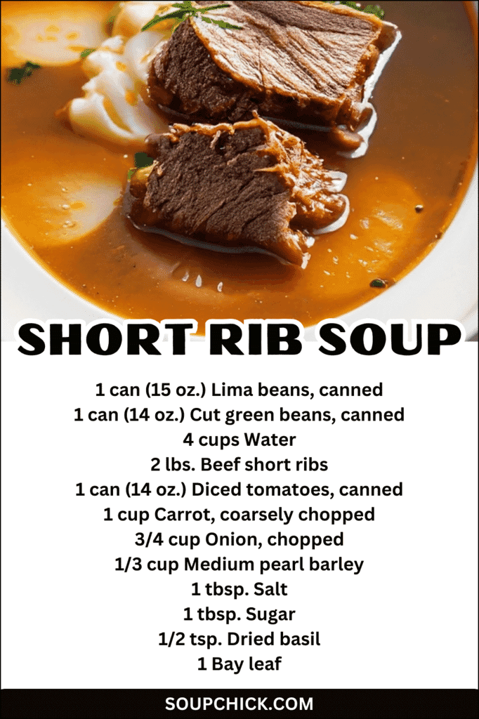 Short Rib Soup