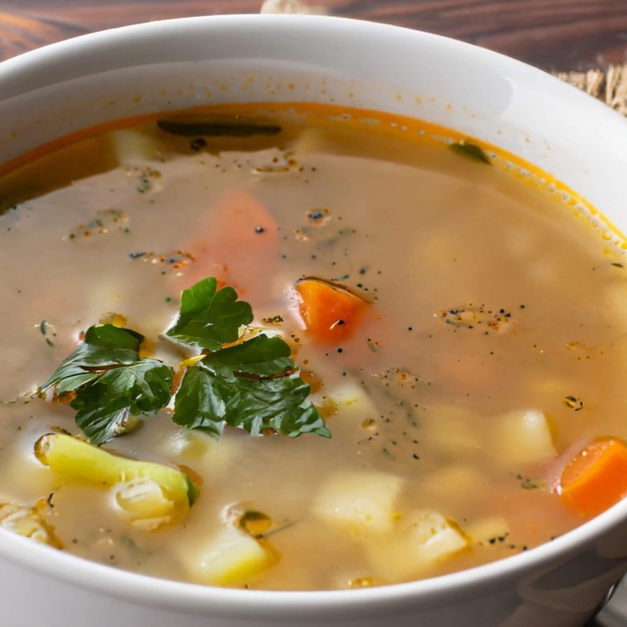 40-Minutes Old Fashioned Vegetable Soup Recipe To Try - Soup Chick