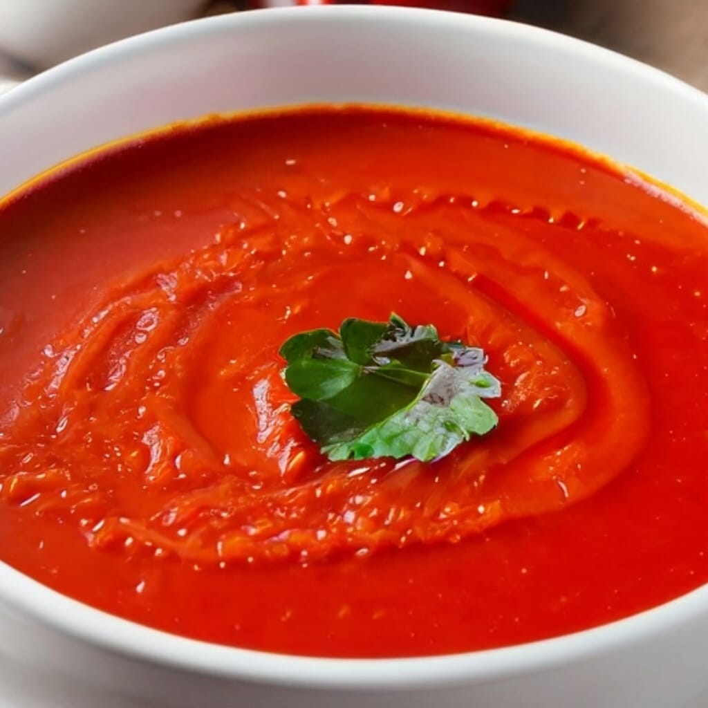 Tomato And Red Pepper Soup
