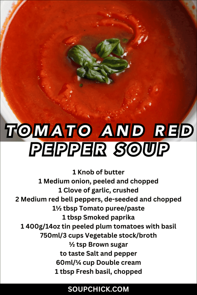 Tomato And Red Pepper Soup
