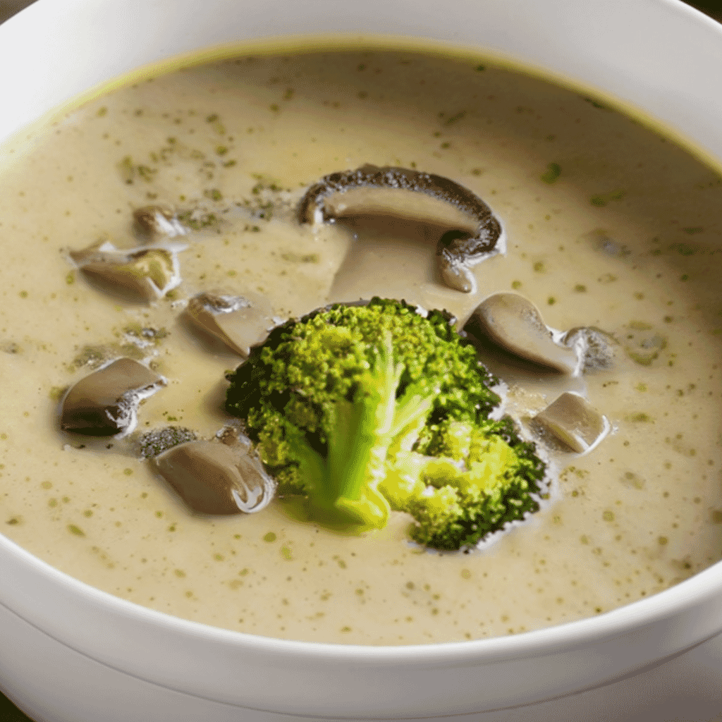 Broccoli And Mushroom Soup Recipe
