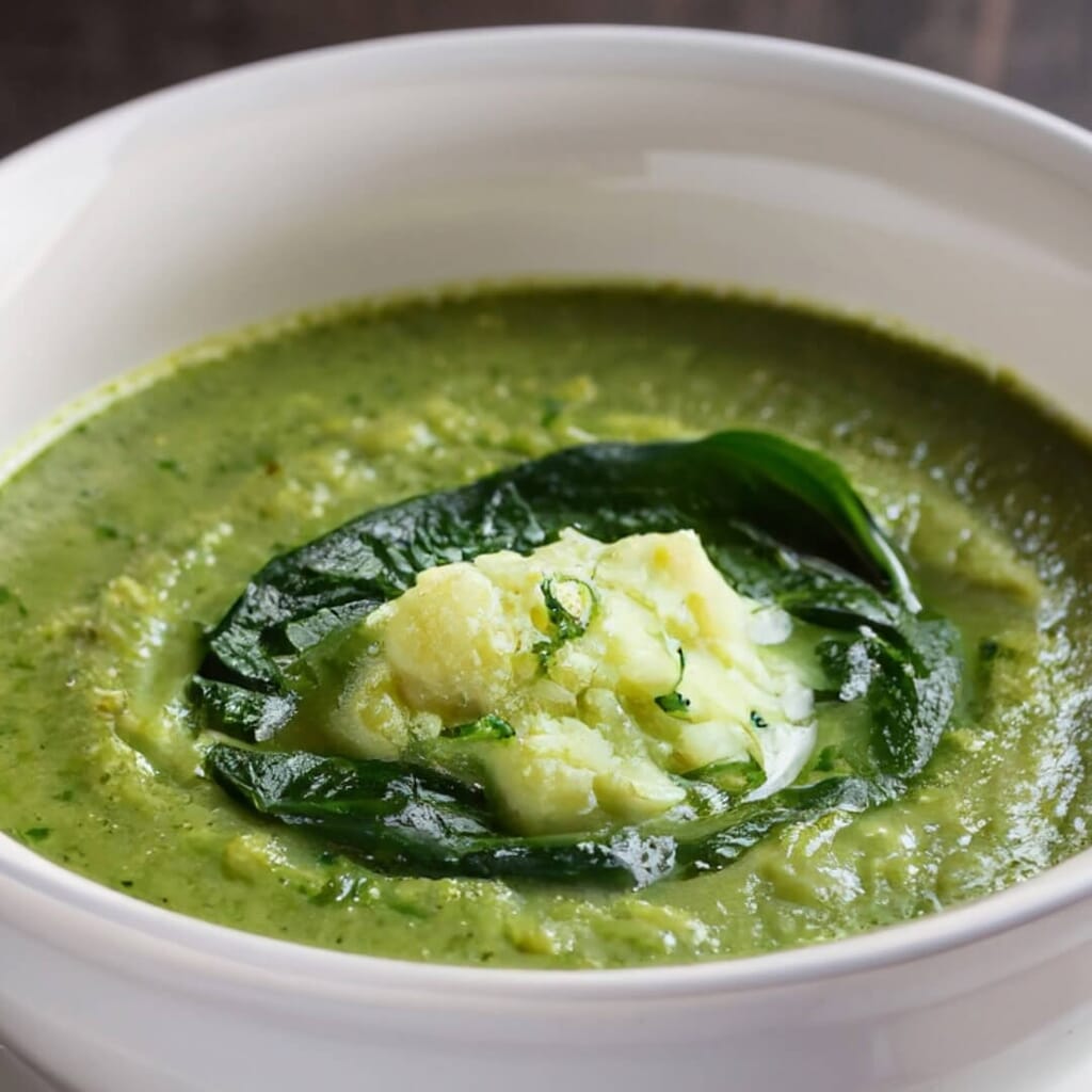 Cauliflower and Spinach Soup