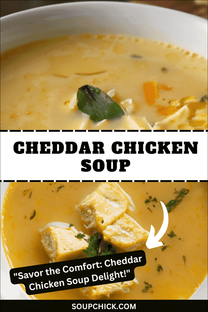 Cheddar Chicken Soup