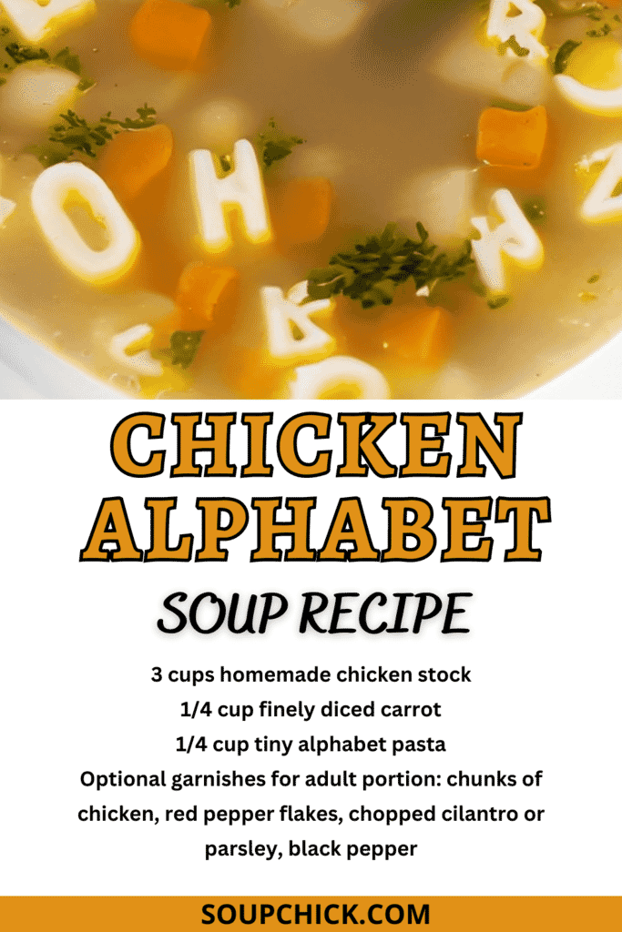 Chicken Alphabet Soup Recipe