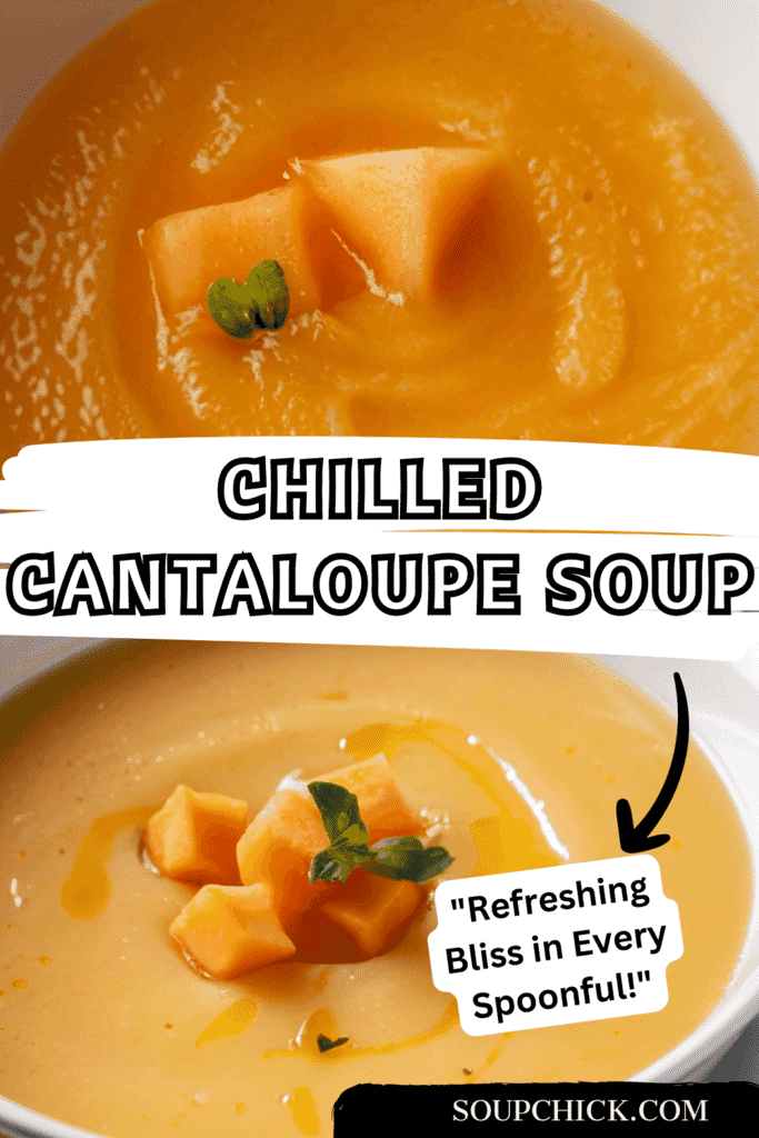 chilled cantaloupe soup recipe