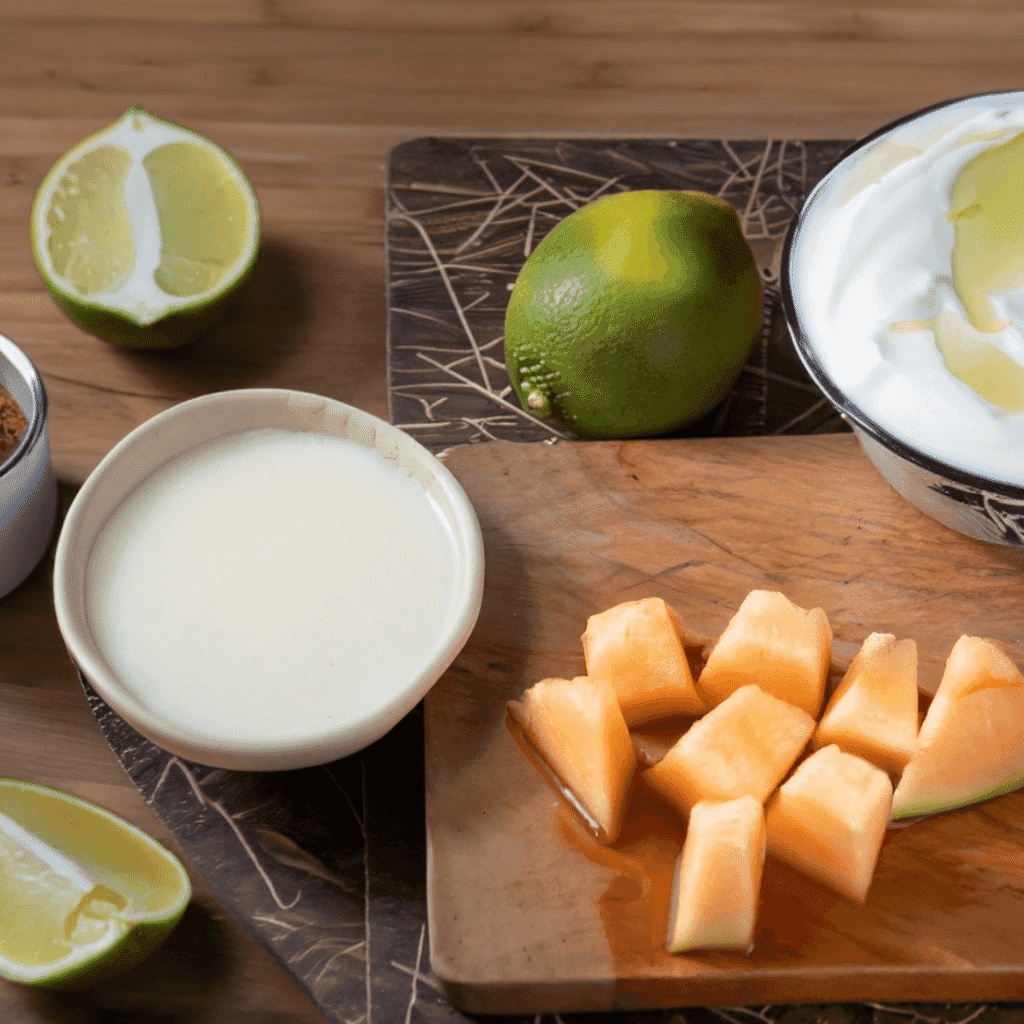 chilled cantaloupe soup ingredients