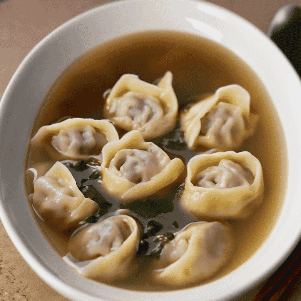 Chinese dumpling soup recipe