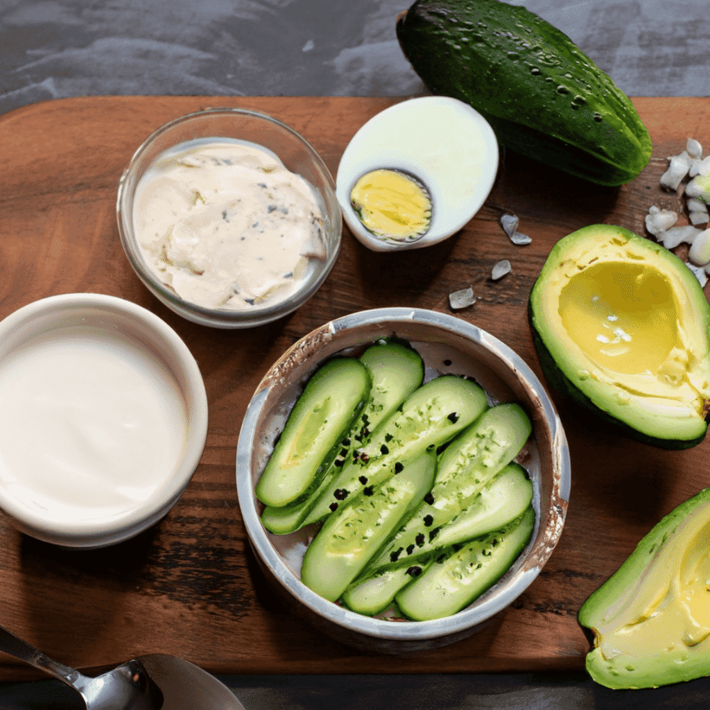 Cucumber And Avocado Soup