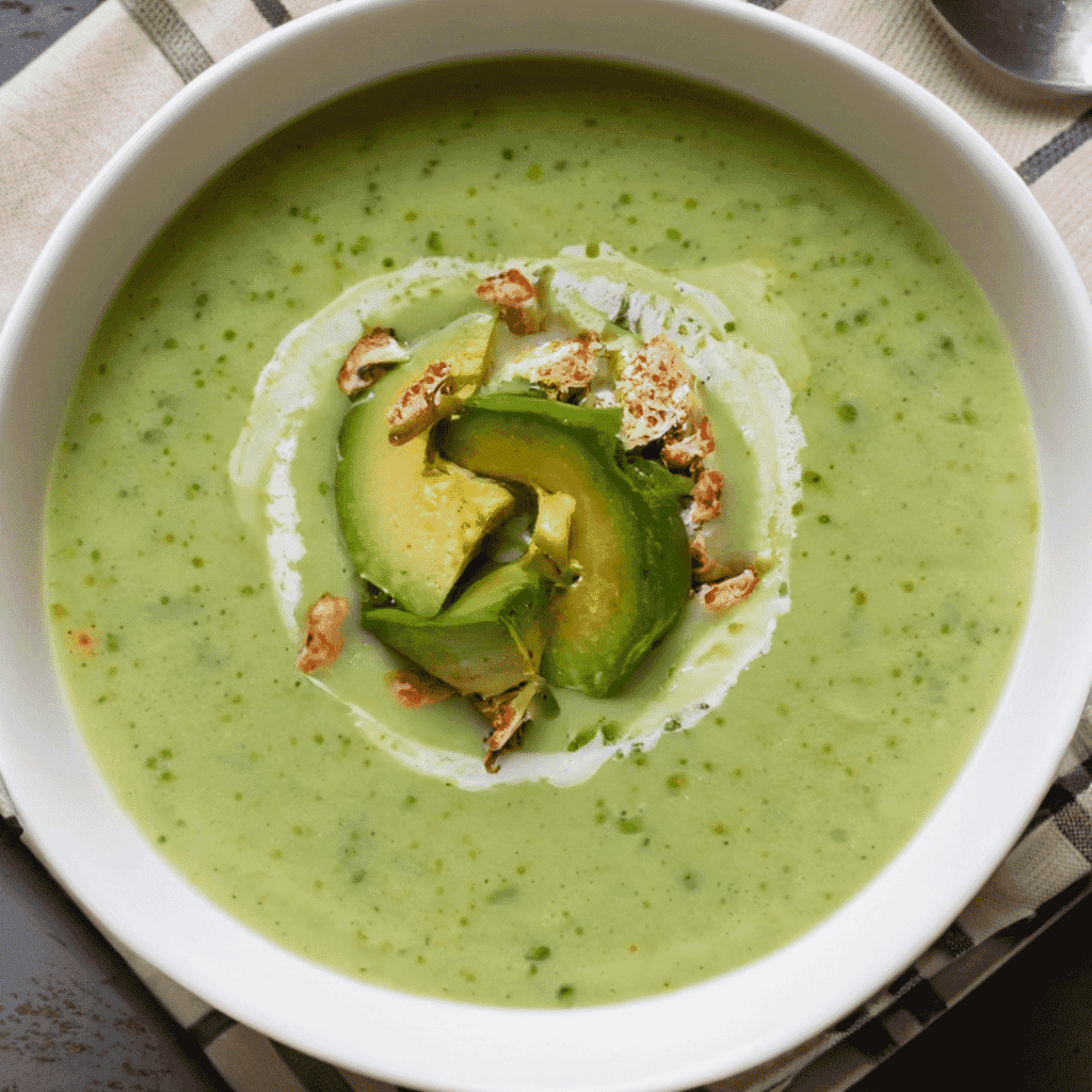 Cucumber And Avocado Soup recipe