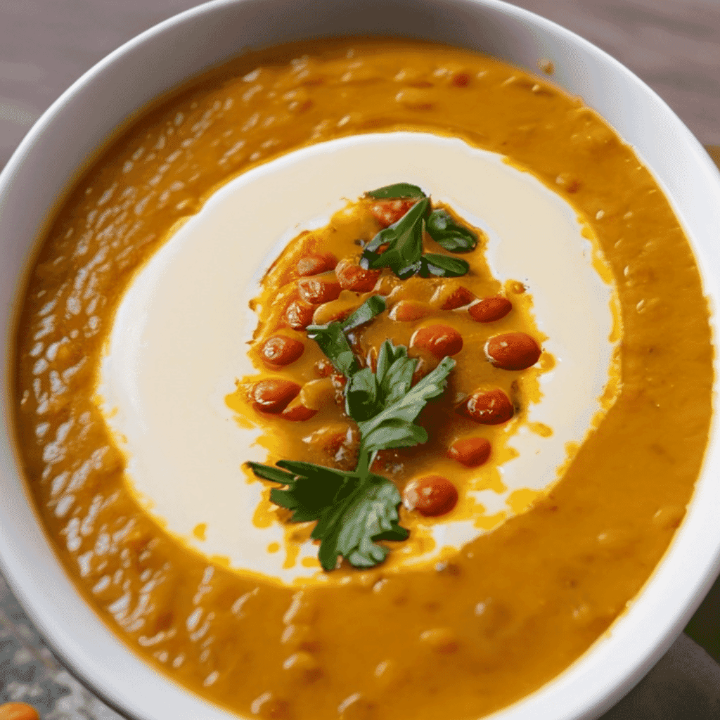 Curried Red Lentil Soup
