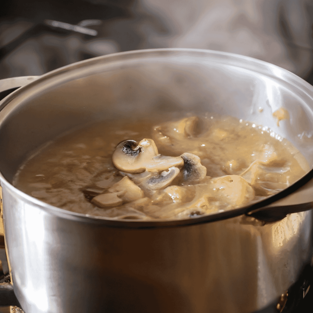 Indian-style mushroom soup recipe 