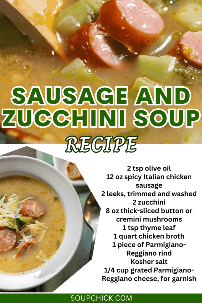 Sausage And Zucchini Soup