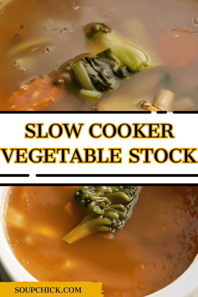 slow cooker vegetable stock
