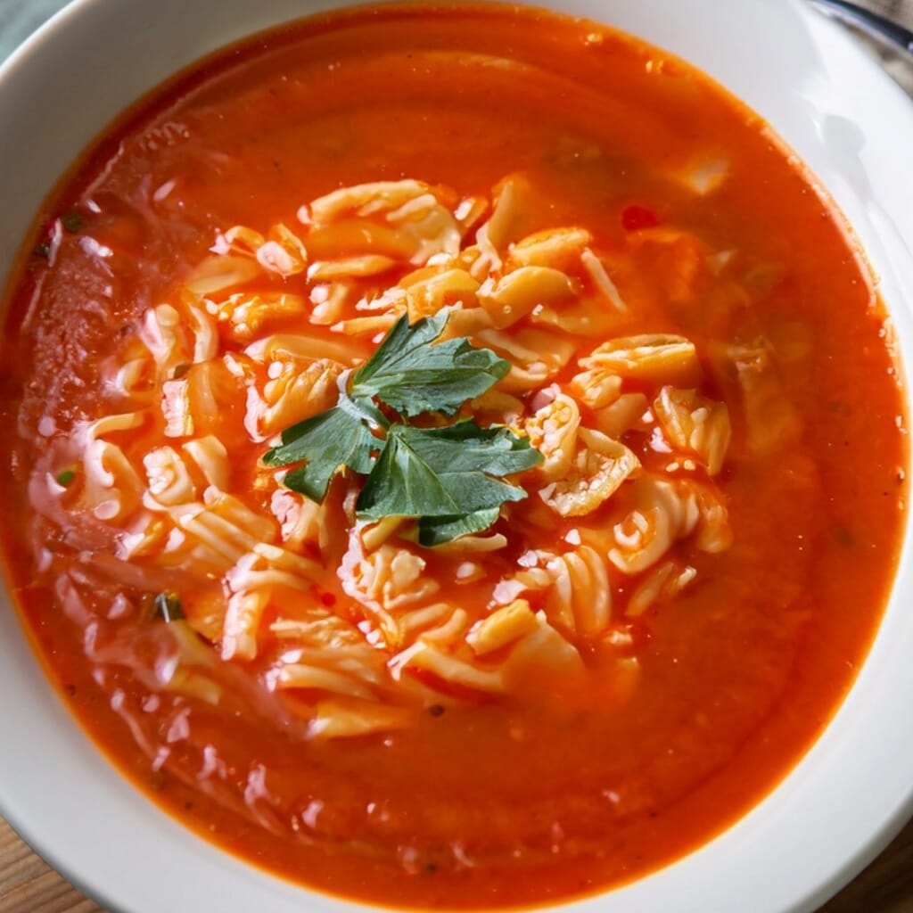 Tomato Orzo Soup recipe