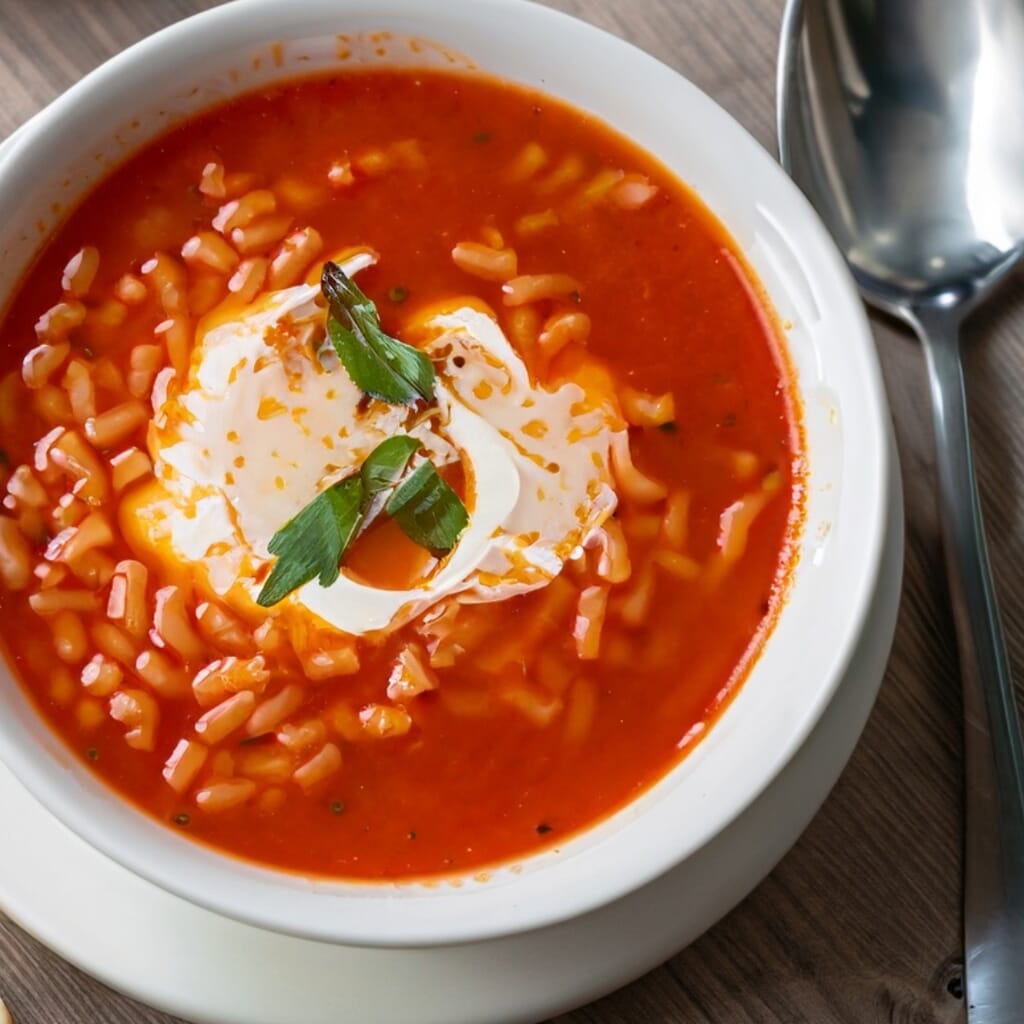 Tomato Orzo Soup recipe