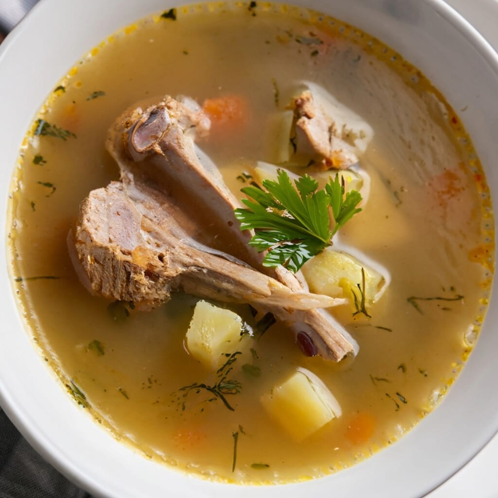 Turkey Bone Soup Recipe